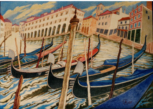 «Venice. Gondola» ::: Margarita Karimova-Sokolova