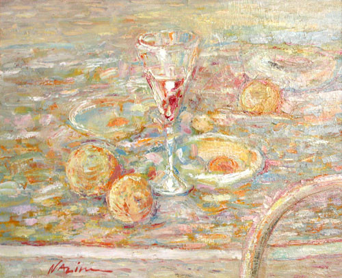 “A glass of wine” ::: Nazim Beykishiev