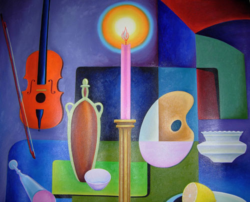 “Still life with a violin” ::: Fuad Kafar