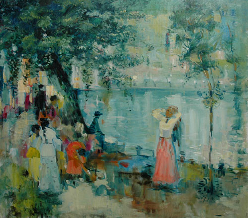 “On the lakeside” ::: Isa Mammadov