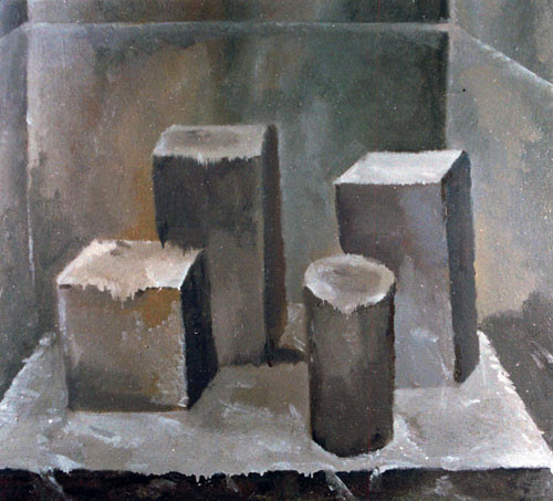 “Still life with geometrical figures” ::: Enver Askerov