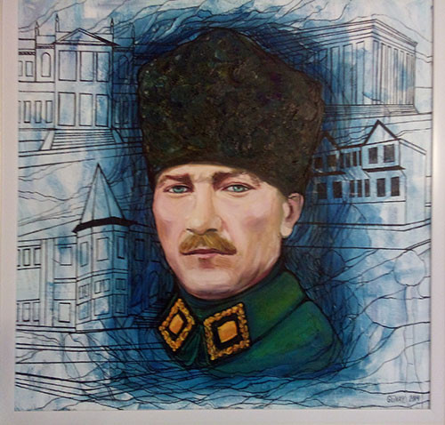 Ataturk`s portrait ::: Gunay Mehdizade