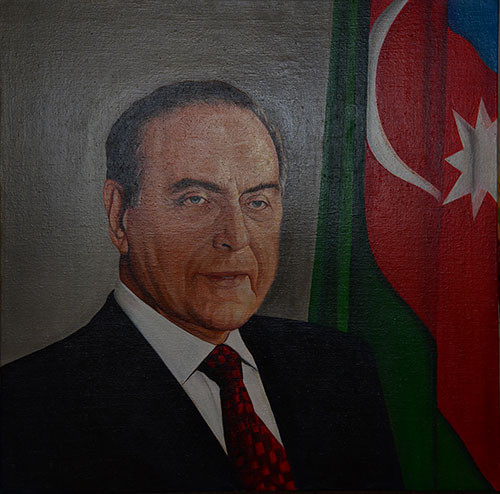 Heydar Aliyev's portrait ::: Gunay Mehdizade