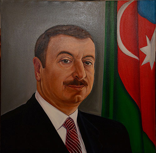 Ilham Aliyev's portrait ::: Gunay Mehdizade