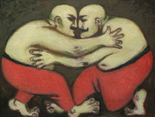 “Wrestlers” ::: Tofig Gazanfar