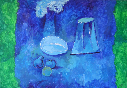 “Blue still life” ::: Vugar Muradov