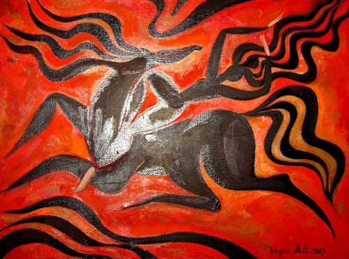 “Horsewoman” ::: Vugar Ali