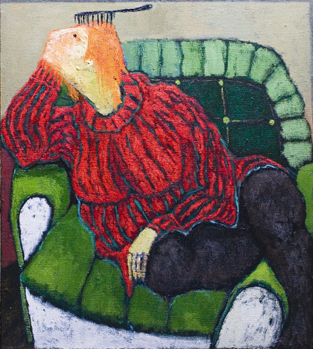 «Red-head in an arm-chair» ::: Niyaz Najafov