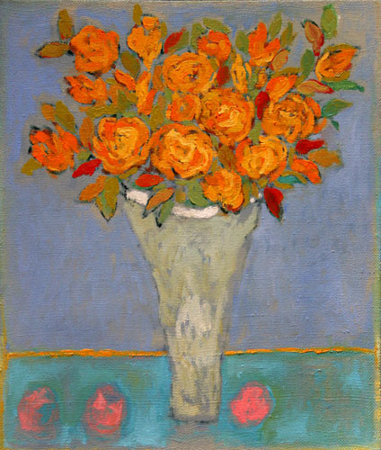 "Roses on ultramarine" ::: Niyaz Najafov