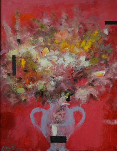 "Flowers in vase" ::: Rashid Ismailov