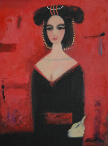 "Girl in black" ::: Rashid Ismailov