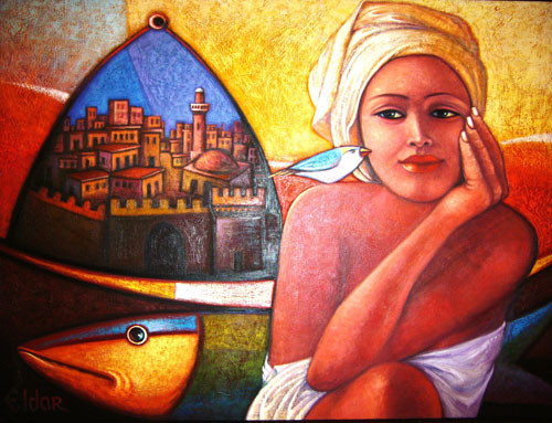 "Girl and a fish" ::: Eldar Babazade