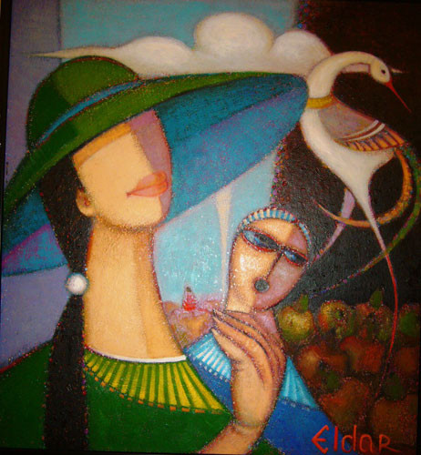 "The girl and a cloud " ::: Eldar Babazade