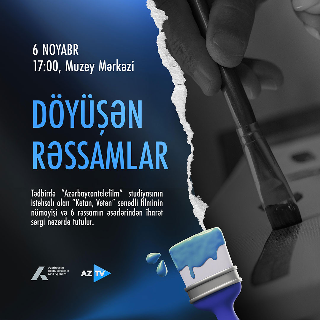 “Döyüşən rəssamlar” adlı sərgi və “Azərbaycantelefilm” studiyasının  istehsalı olan “Kətan, Vətən” sənədli filminin nümayişi