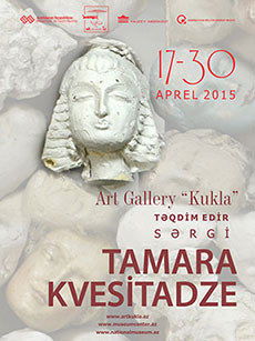 The personal exhibition of Tamara Kvesitadze on the occasion of the opening two years of Art Gallery“KUKLA”