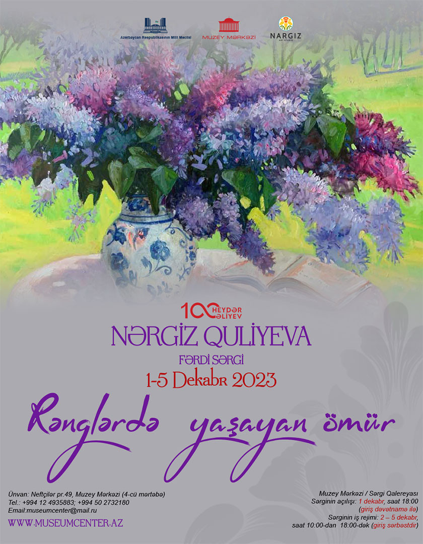 Solo exhibition by Nargiz Guliyeva “My life in the colors”