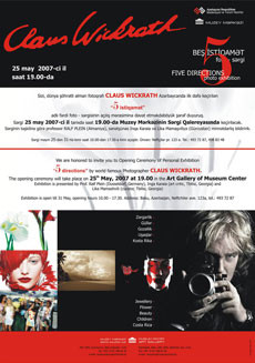 Opening of the personal exhibition of world-known Photographer Klaus Wikrath