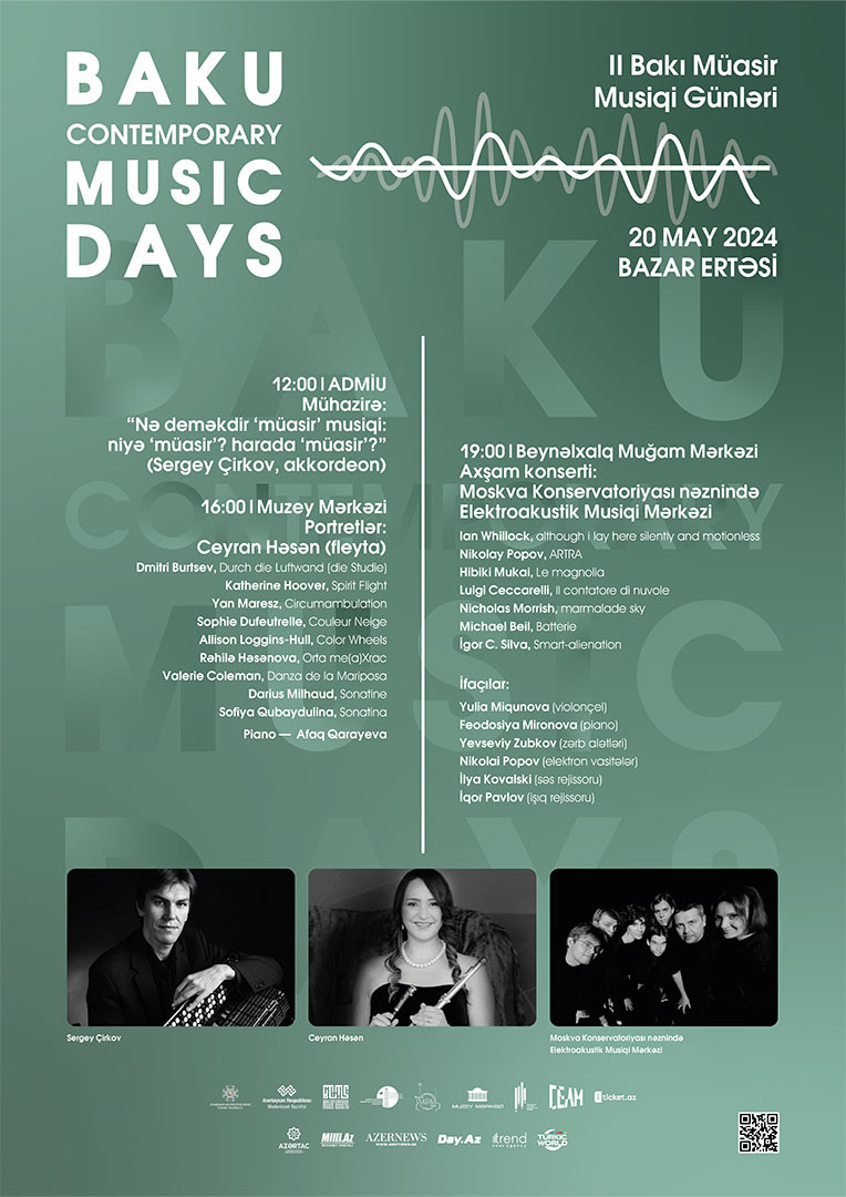 "Portraits" as part of the Festival for New Music "2nd Baku Contemporary Music Days"
