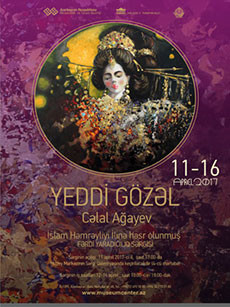 “Seven beauties ” solo exhibition by the young  artist Jalal Aghayev dedicated to the İslamic Solidarity Year