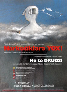 Beynəlxalq karikatura sərgisi “Narkotiklərə yox!”