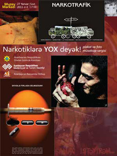 "Narkotiklərə YOX deyək!" plakat və foto müsabiqəsi sərgisi