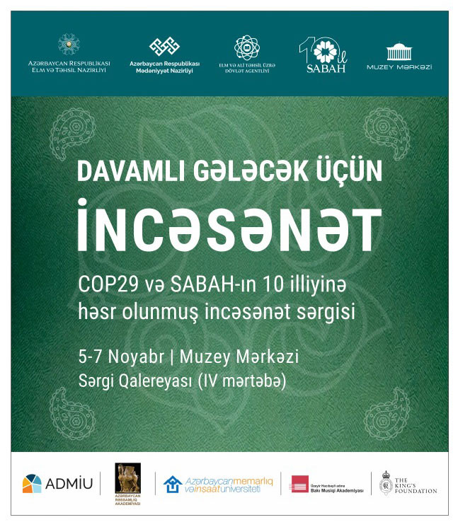 "Arts for sustainable futures" exhibition as part of the festival "SABAH"