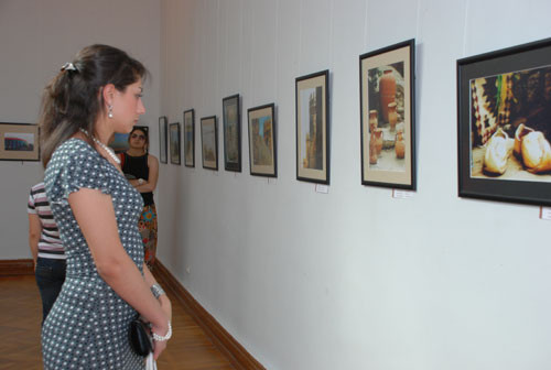 Exhibition of 3 young artists: Khalima Alesgerova, Nakhid Vakhabov, Farida Bayramova