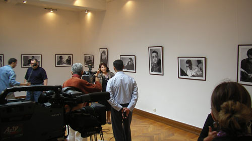 An exhibition of photos of Kara Karaev