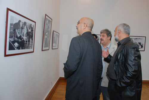 An exhibition of photos of Fikret Amirov