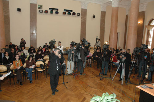 Press conference of Minister of Culture and Tourism A. Garayev