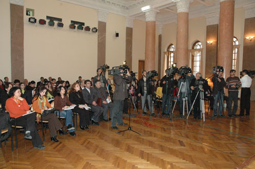 Press conference of Minister of Culture and Tourism A. Garayev