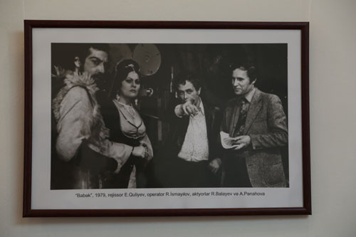 Photo  exhibition dedicated to the 90th anniversary of film studio "Azerbaijanfilm". Photographs from the collection of the photographer, the honored worker of culture of Azerbaijan Parviz Guliyev