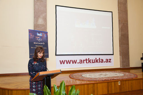 Презентация webсайта Арт галереи «KUKLA»