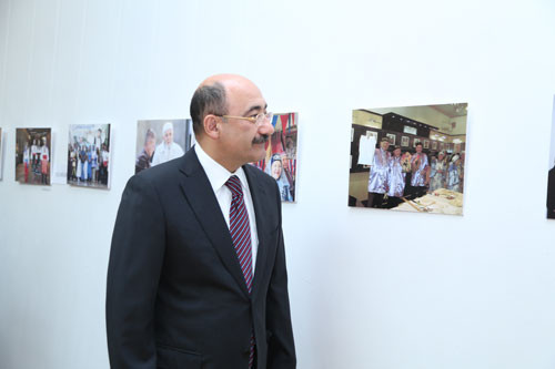 Фотовыставка в рамках IV Республиканского фестиваля национальных меньшинств «Азербайджан – мой край родной», проживающих на территории Азербайджанской Республики
