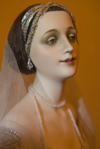 Exhibition of porcelain dolls by Alexandra Koukinova