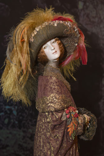 Выставка фарфоровых кукол Александры Кукиновой
