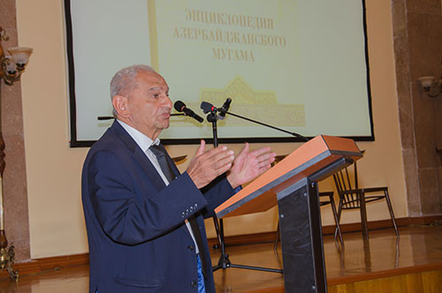 Presentation of the book "Encyclopedia of Azerbaijani Mugham" (publication in Russian)