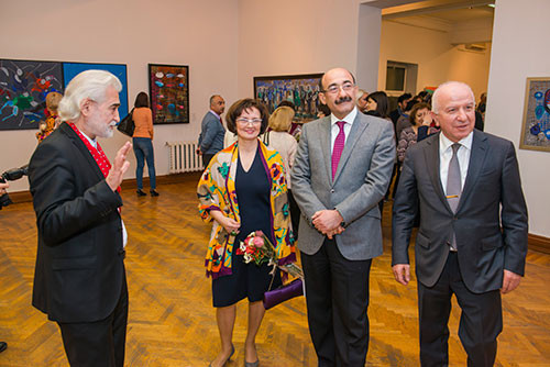 Irina Eldarova, Rena Amrahova, Art Gallery "KUKLA" exhibition and concert of the art masters of Azerbaijan in project “The Light of Beauty - 2015”