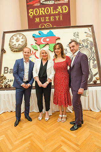 Presentation of the greatest chocolate picture in the world, which is dedicated to the first European Games in Baku