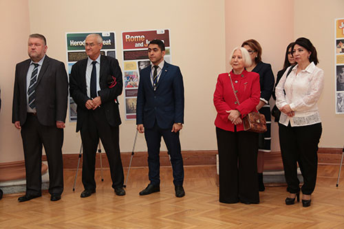 The first exhibition of  the historical project on the  Abrahamic religions «3500  year – relationship  between  the Jews and the  Holy  Lands»  within the framework  V  Baku International Humanitarian Forum