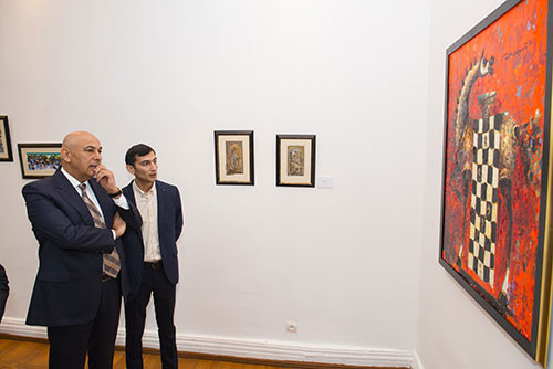 “Seven beauties ” solo exhibition by the young  artist Jalal Aghayev dedicated to the İslamic Solidarity Year