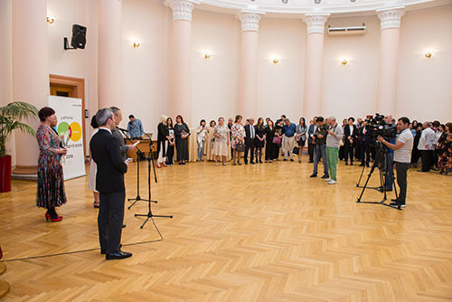 Solo exhibition “Living legacy” by latvian artist  Dace Strausa dedicated to the centenaries of the Azerbaijan Democratic Republic and the Republic of Latvia