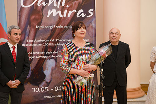 Solo exhibition “Living legacy” by latvian artist  Dace Strausa dedicated to the centenaries of the Azerbaijan Democratic Republic and the Republic of Latvia