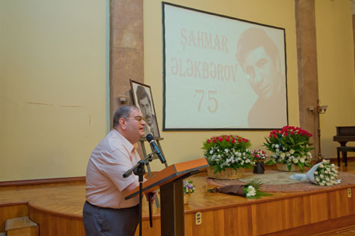 Вечер памяти Народного артиста Азербайджана Шахмара Алекперова