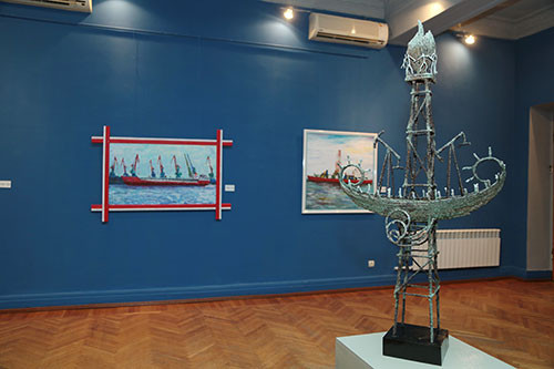 “Shipping-160” fine arts exhibition dedicated to the 160th  anniversary of the Azerbaijan Caspian Shipping Company
