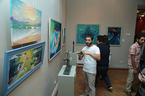 Выставка изобразительного искусства «Пароходство-160», посвященная 160 летнему юбилею Азербайджанского Каспийского Морского Пароходства