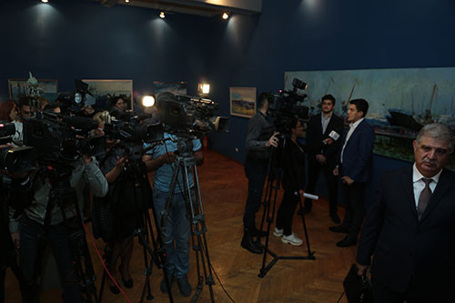 Выставка изобразительного искусства «Пароходство-160», посвященная 160 летнему юбилею Азербайджанского Каспийского Морского Пароходства