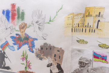 «Цвет Победы» итоговая выставка конкурса рисунков
