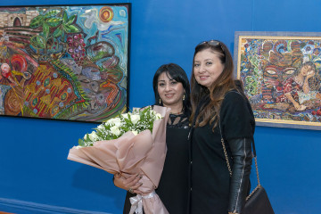 «On the trail of ancestors» solo exhibition by the Honored Artist of Azerbaijan Ulviyya Hamzayeva