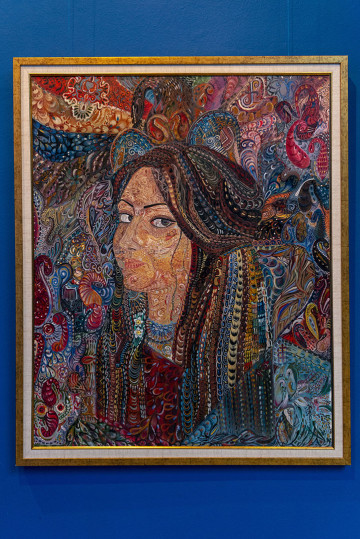 «On the trail of ancestors» solo exhibition by the Honored Artist of Azerbaijan Ulviyya Hamzayeva